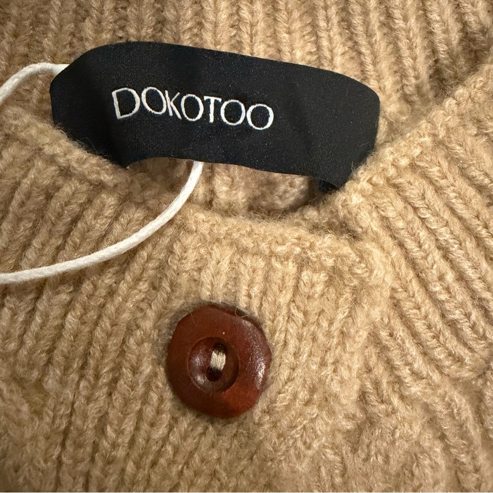 NWT/Dokotoo Cardigan Sweater/Long Sleeve Crochet Knit/Size: S - Picture 5 of 16